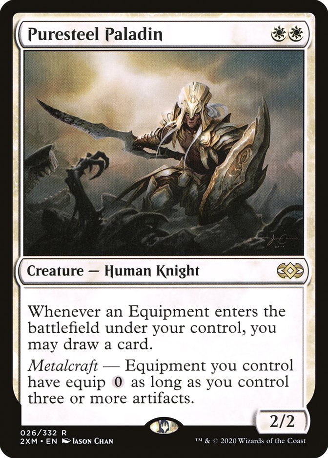 Puresteel Paladin [Double Masters] | Devastation Store