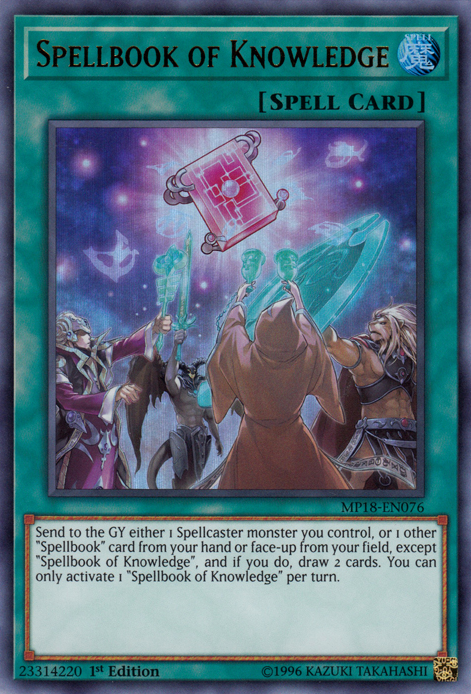 Spellbook of Knowledge [MP18-EN076] Ultra Rare | Devastation Store