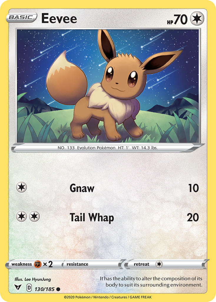 Eevee (130/185) [Sword & Shield: Vivid Voltage] | Devastation Store