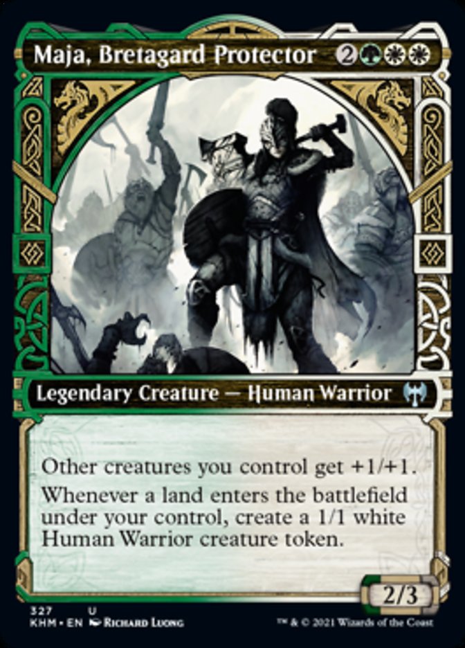 Maja, Bretagard Protector (Showcase) [Kaldheim] | Devastation Store