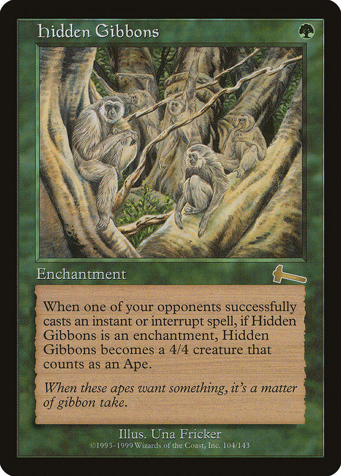 Hidden Gibbons [Urza's Legacy] | Devastation Store