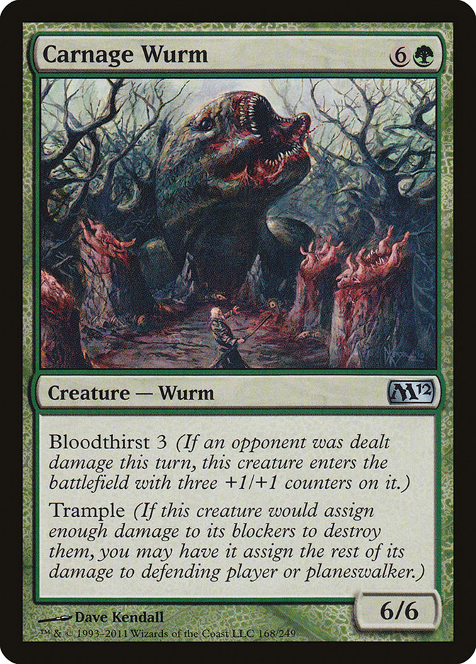 Carnage Wurm [Magic 2012] | Devastation Store