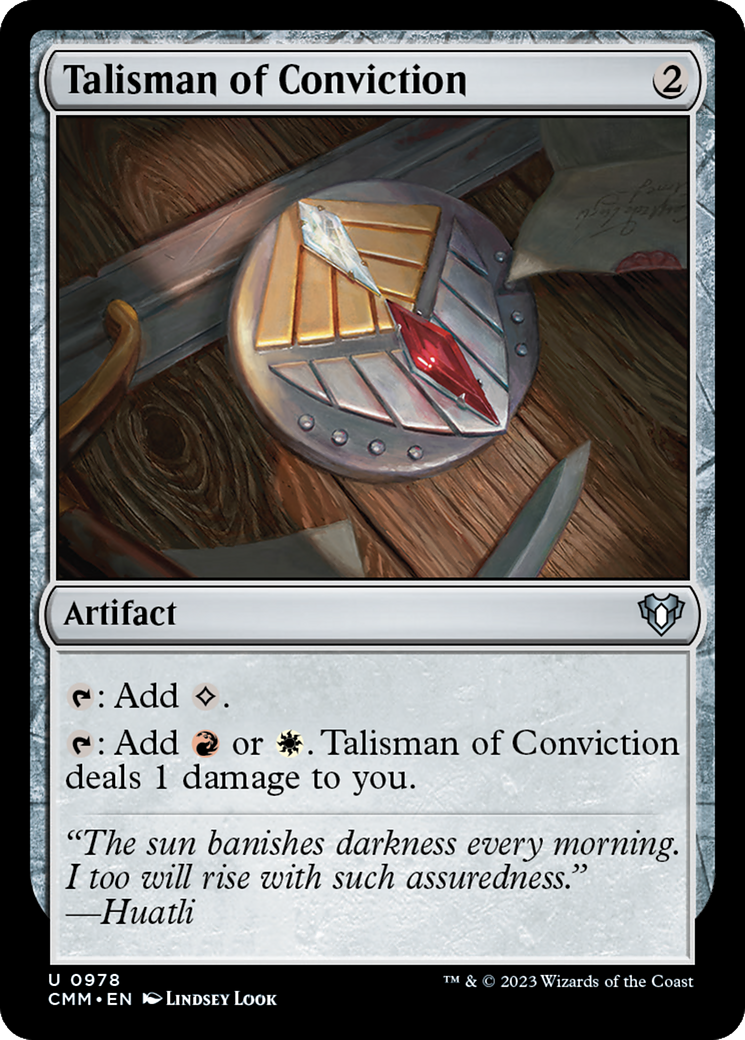 Talisman of Conviction [Commander Masters] | Devastation Store