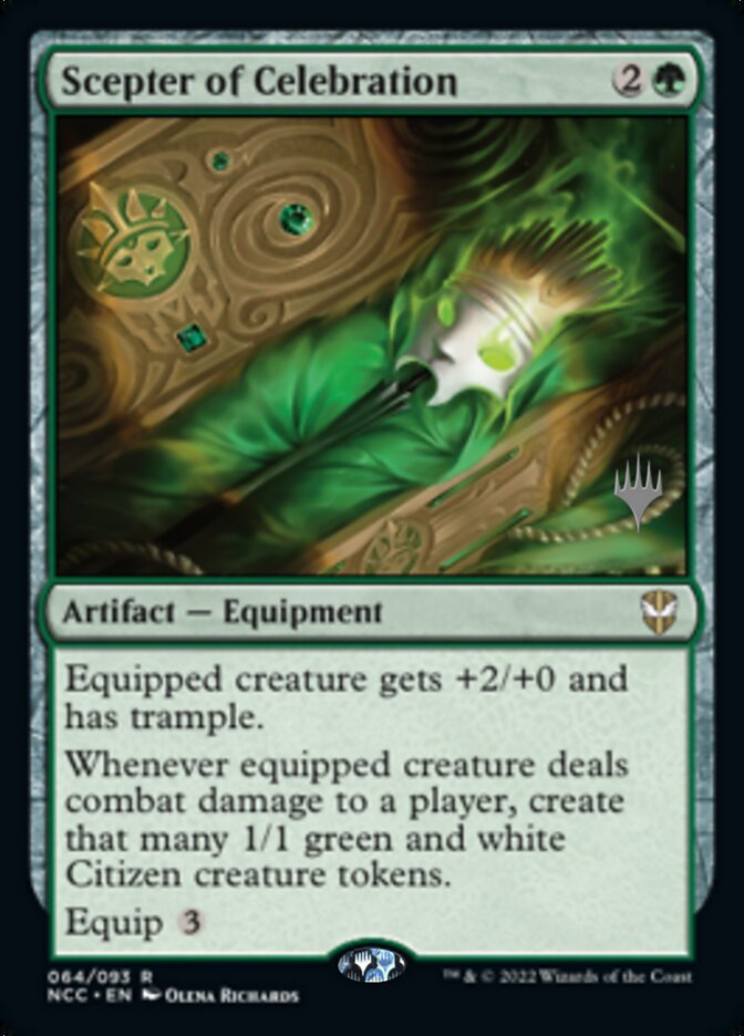 Scepter of Celebration (Promo Pack) [Streets of New Capenna Commander Promos] | Devastation Store