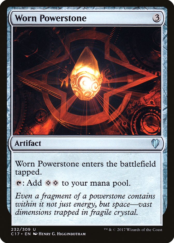 Worn Powerstone [Commander 2017] | Devastation Store