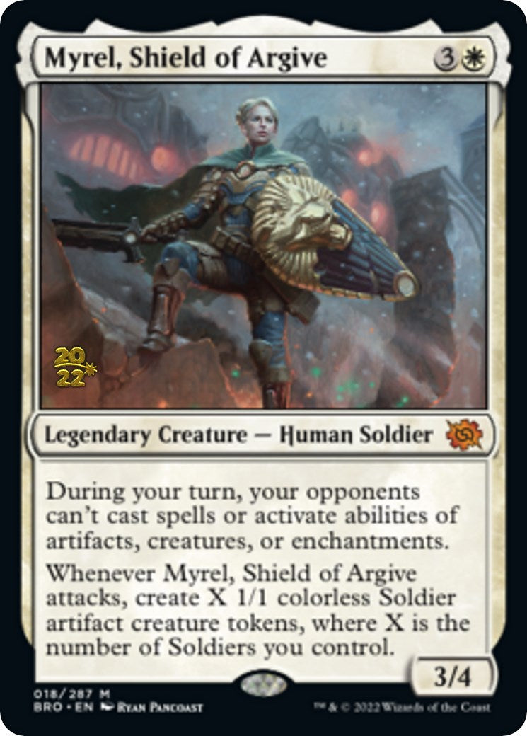 Myrel, Shield of Argive [The Brothers' War Prerelease Promos] | Devastation Store