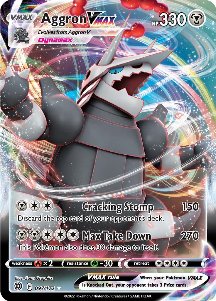 Aggron VMAX (097/172) [Sword & Shield: Brilliant Stars] | Devastation Store