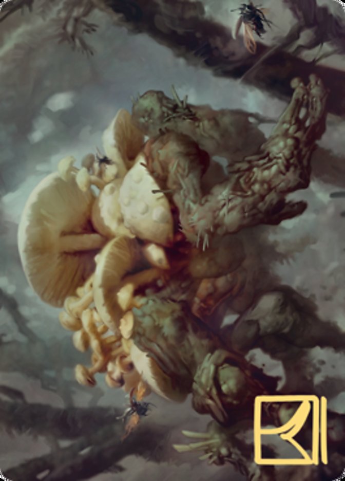 Swarm Shambler Art Card (Gold-Stamped Signature) [Zendikar Rising Art Series] | Devastation Store