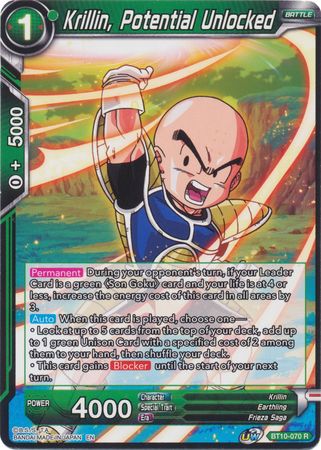 Krillin, Potential Unlocked (BT10-070) [Rise of the Unison Warrior 2nd Edition] | Devastation Store
