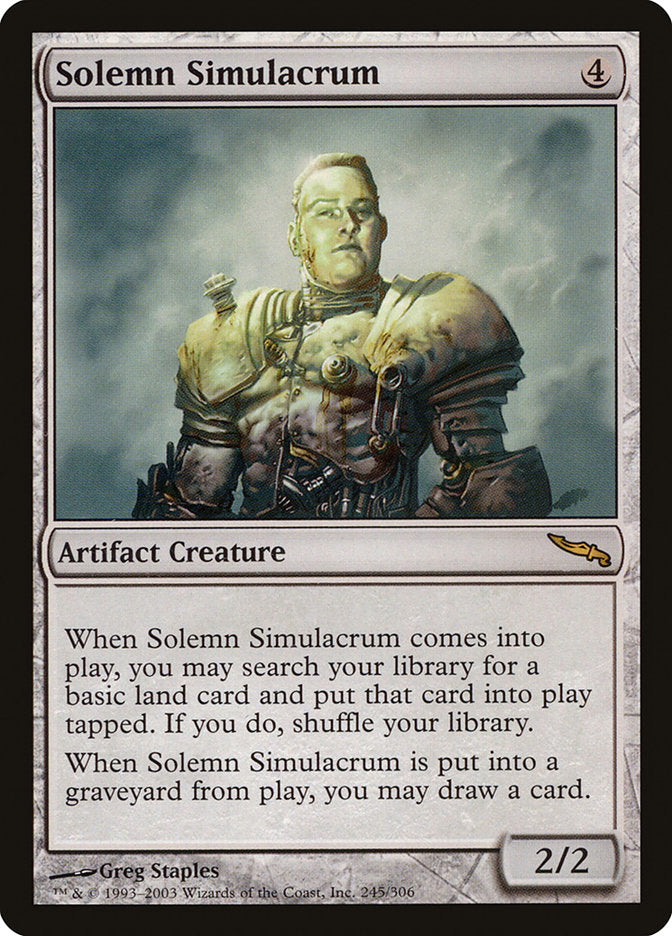 Solemn Simulacrum [Mirrodin] - Devastation Store | Devastation Store