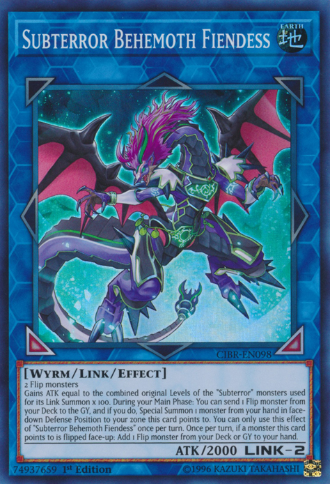 Subterror Behemoth Fiendess [CIBR-EN098] Super Rare | Devastation Store