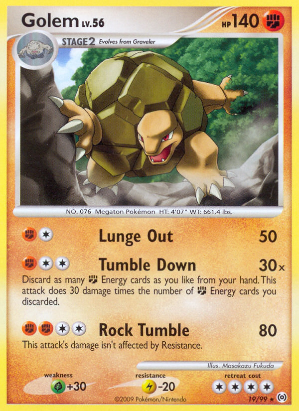 Golem (19/99) [Platinum: Arceus] | Devastation Store