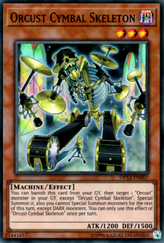 Orcust Cymbal Skeleton [OP12-EN007] Super Rare | Devastation Store