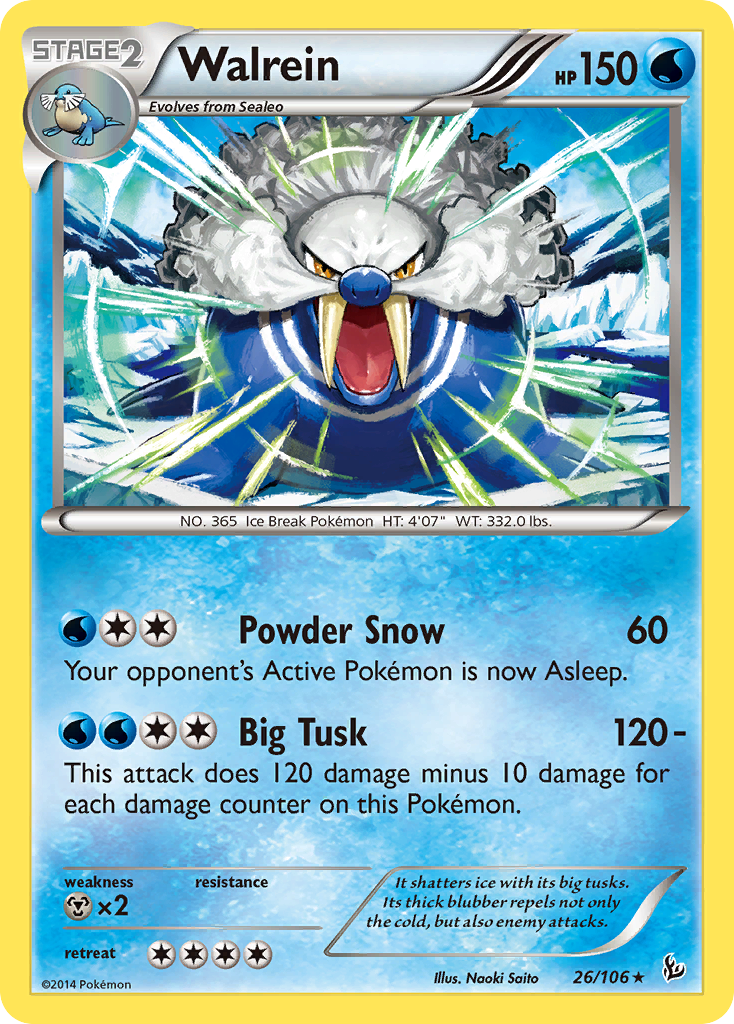 Walrein (26/106) [XY: Flashfire] | Devastation Store