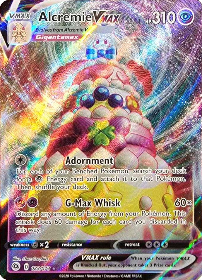 Alcremie VMAX (023/073) [Prize Pack Series One] | Devastation Store