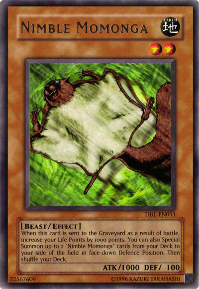 Nimble Momonga [DB1-EN051] Rare | Devastation Store