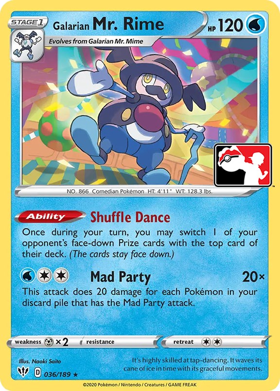Galarian Mr. Rime (036/189) [Prize Pack Series One] | Devastation Store