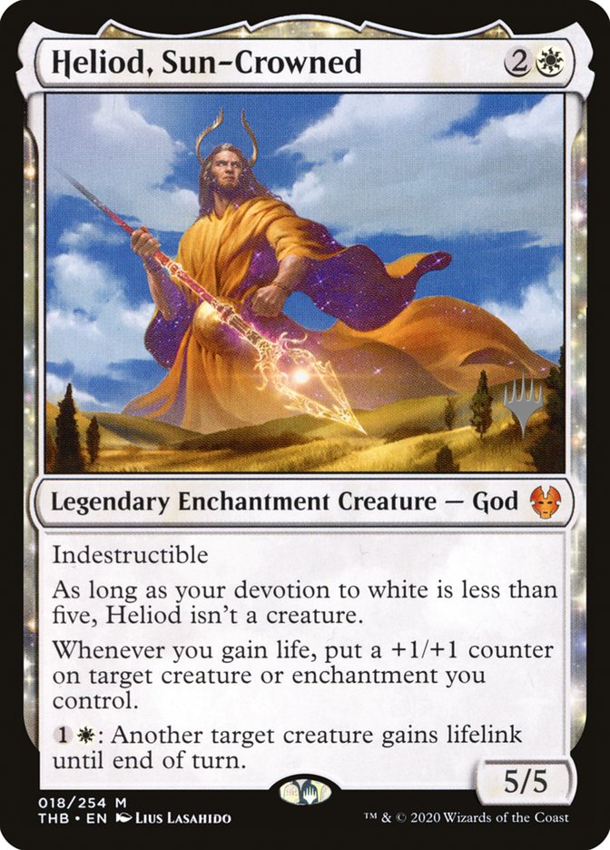 Heliod, Sun-Crowned (Promo Pack) [Theros Beyond Death Promos] | Devastation Store