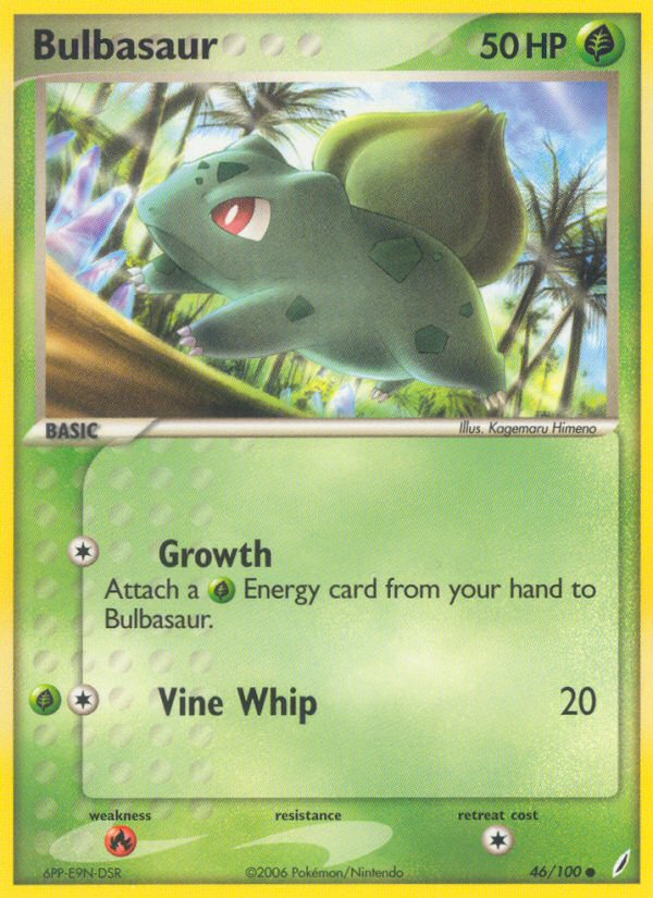 Bulbasaur (46/100) [EX: Crystal Guardians] | Devastation Store