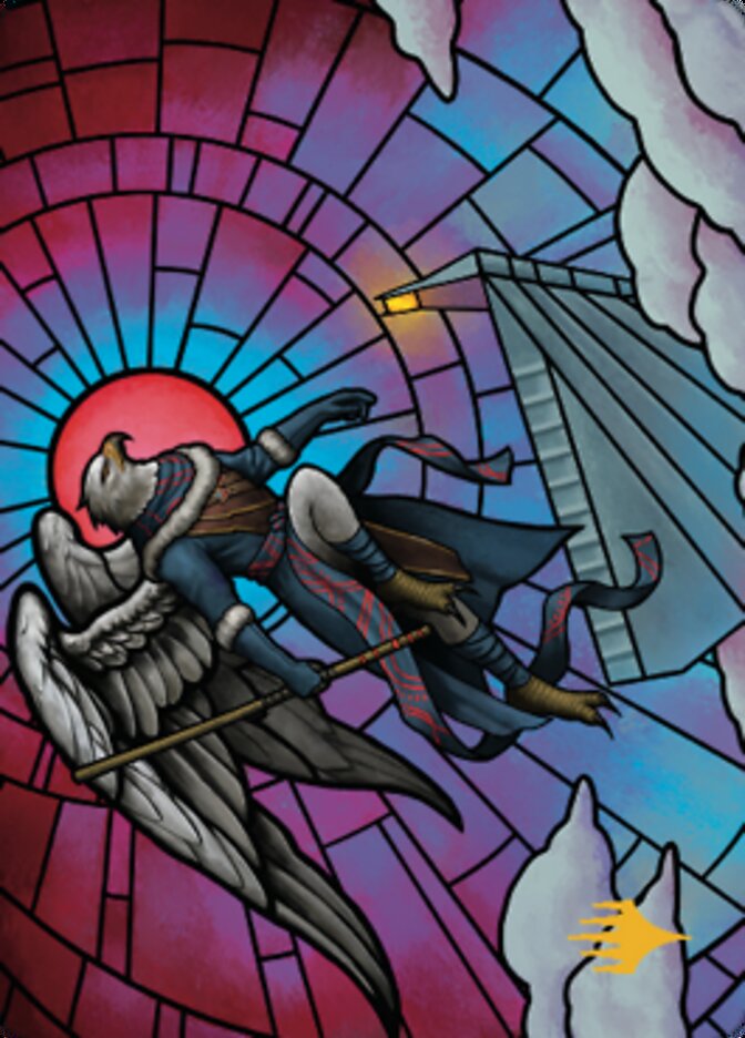 Balmor, Battlemage Captain Art Card 2 (Gold-Stamped Signature) [Dominaria United Art Series] | Devastation Store