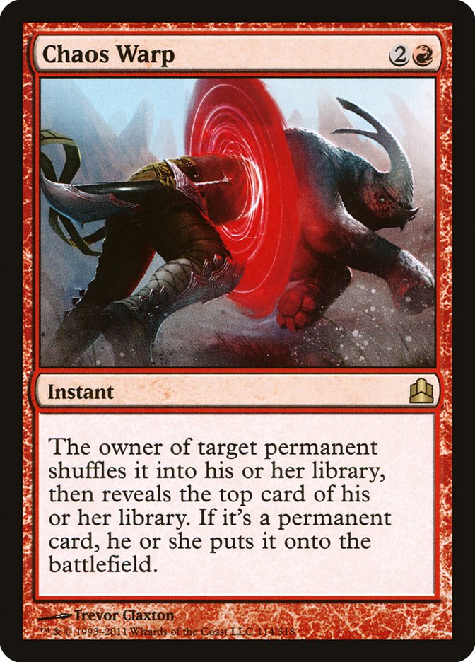 Chaos Warp [Commander 2011] - Devastation Store | Devastation Store