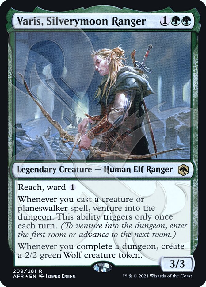 Varis, Silverymoon Ranger (Ampersand Promo) [Dungeons & Dragons: Adventures in the Forgotten Realms Promos] | Devastation Store