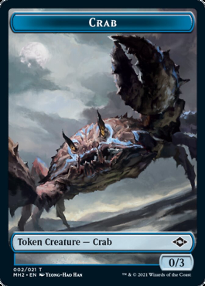 Crab Token // Treasure Token (21) [Modern Horizons 2 Tokens] | Devastation Store