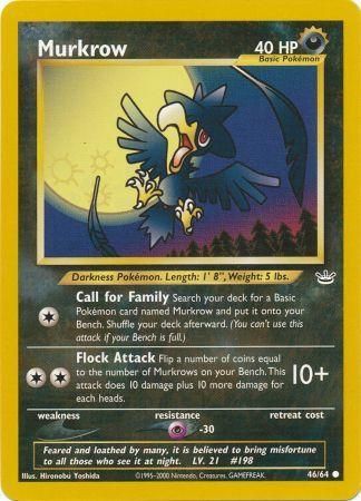 Murkrow (46/64) [Neo Revelation Unlimited] | Devastation Store