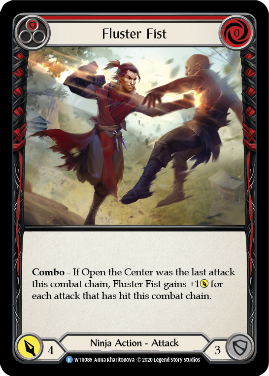 Fluster Fist (Red) [WTR086] Unlimited Edition Normal - Devastation Store | Devastation Store