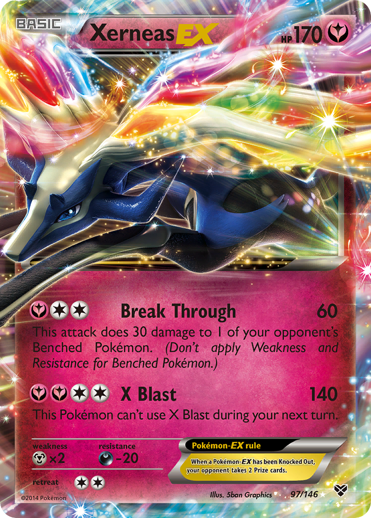 Xerneas EX (97/146) [XY: Base Set] | Devastation Store