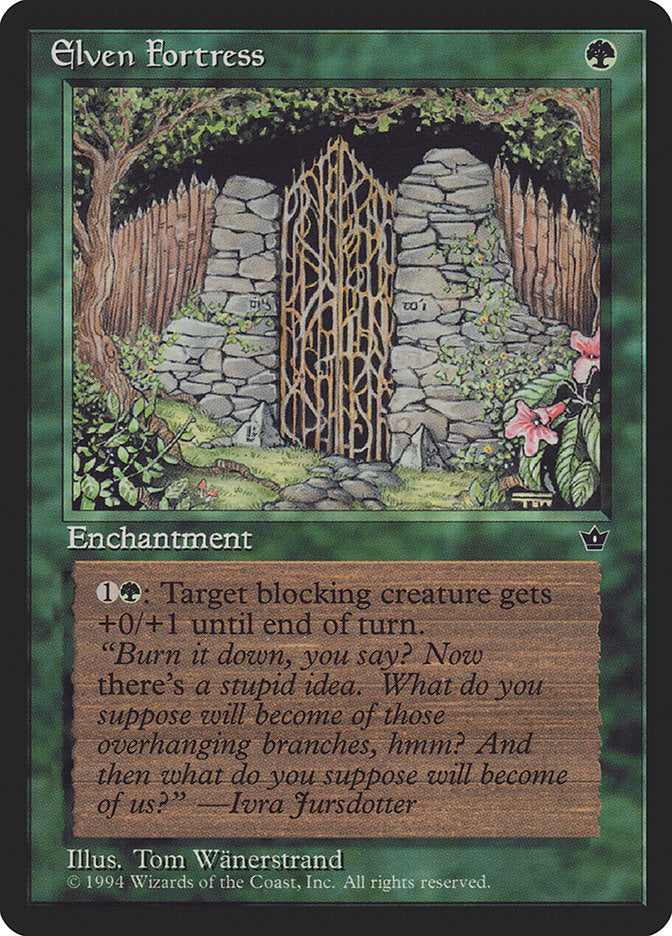 Elven Fortress (Tom Wänerstrand) [Fallen Empires] | Devastation Store