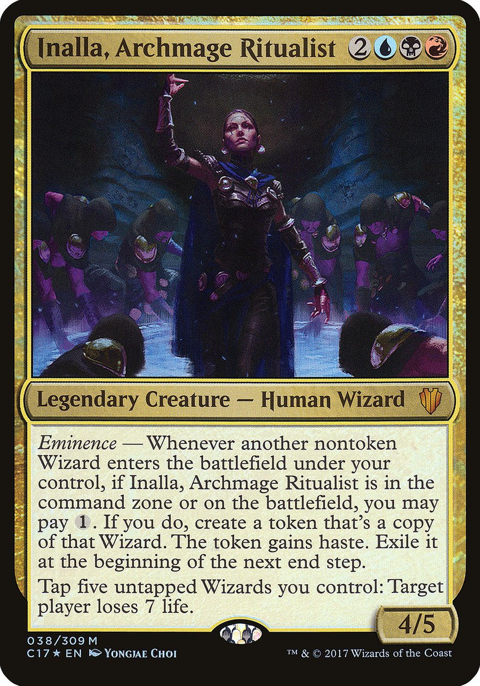 Inalla, Archmage Ritualist (Oversized) [Commander 2017 Oversized] | Devastation Store