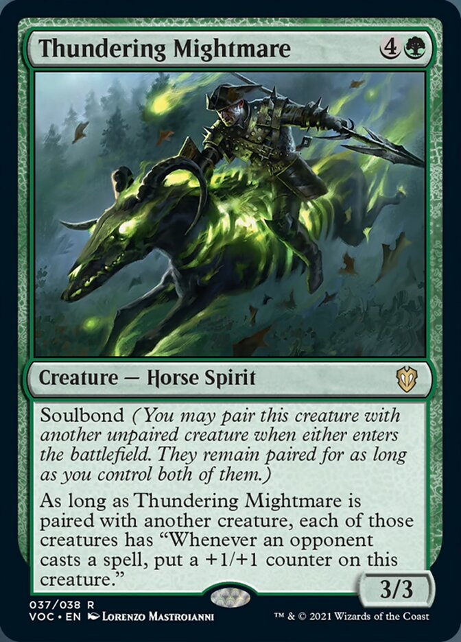 Thundering Mightmare [Innistrad: Crimson Vow Commander] | Devastation Store