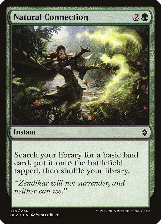 Natural Connection [Battle for Zendikar] | Devastation Store