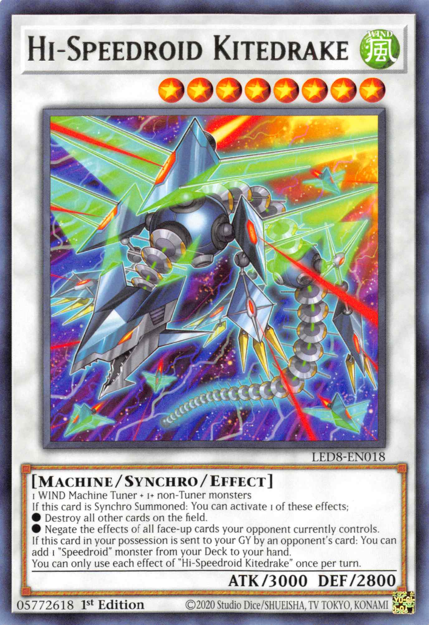 Hi-Speedroid Kitedrake [LED8-EN018] Rare | Devastation Store