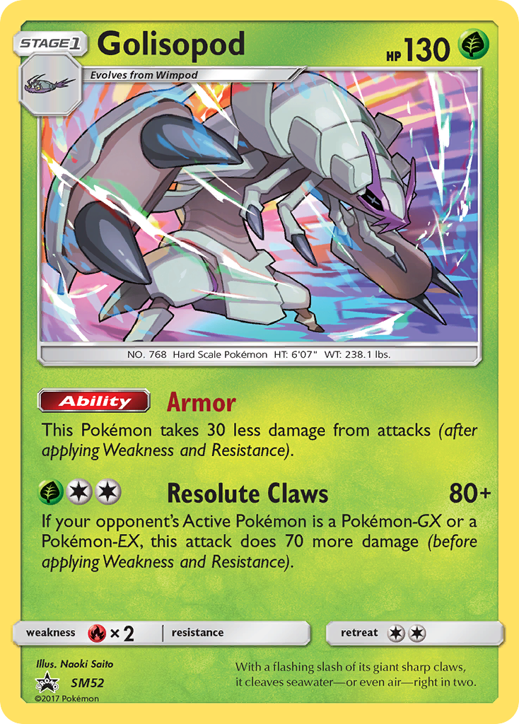 Golisopod (SM52) [Sun & Moon: Black Star Promos] | Devastation Store