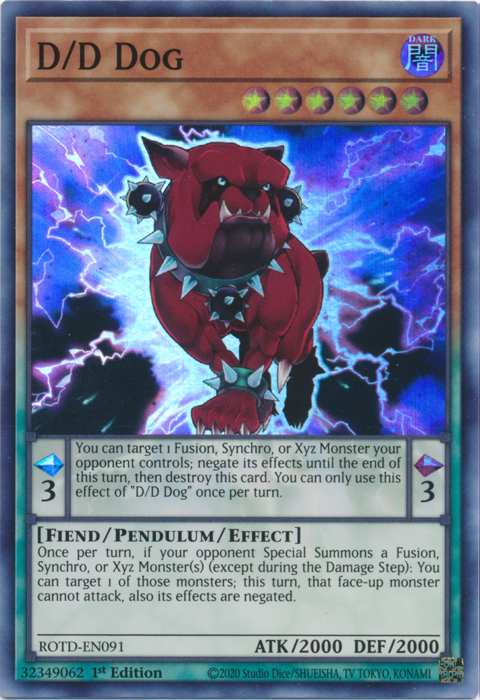 D/D Dog [ROTD-EN091] Super Rare | Devastation Store