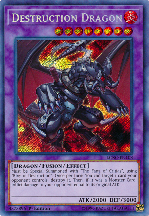 Destruction Dragon [LCKC-EN108] Secret Rare | Devastation Store