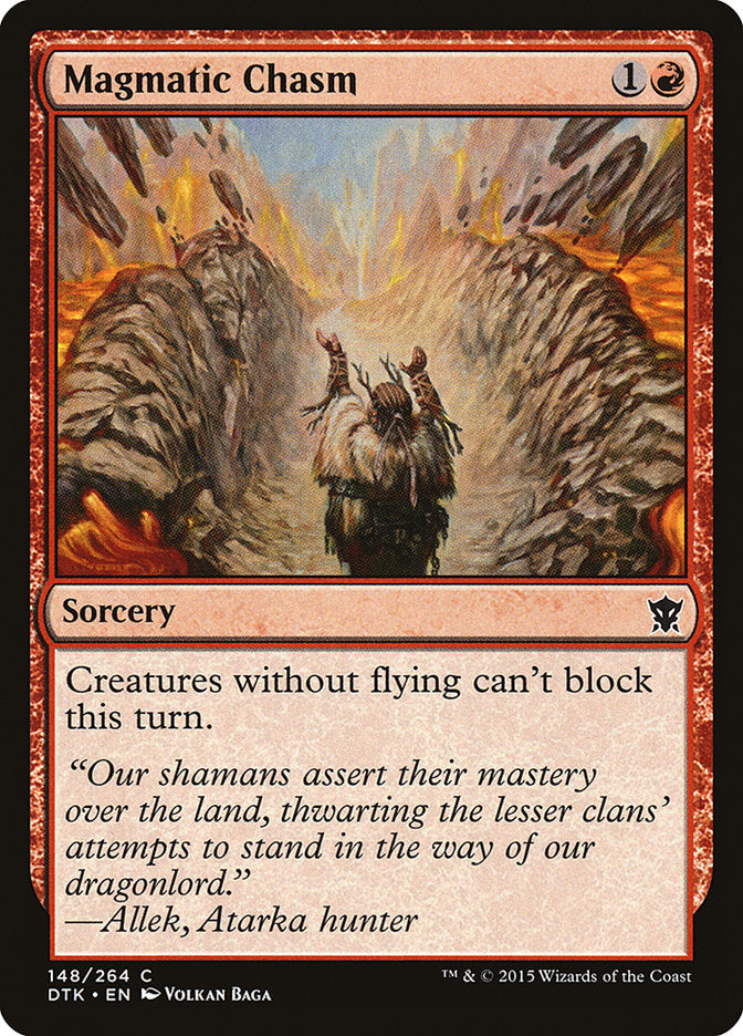 Magmatic Chasm [Dragons of Tarkir] | Devastation Store