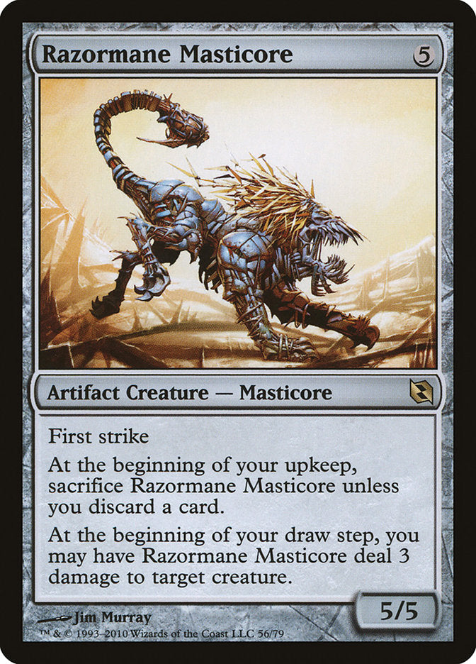 Razormane Masticore [Duel Decks: Elspeth vs. Tezzeret] - Devastation Store | Devastation Store