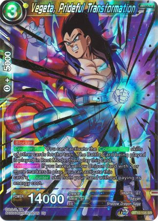 Vegeta, Prideful Transformation (BT10-105) [Rise of the Unison Warrior 2nd Edition] | Devastation Store