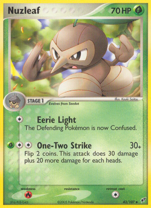 Nuzleaf (43/107) [EX: Deoxys] | Devastation Store
