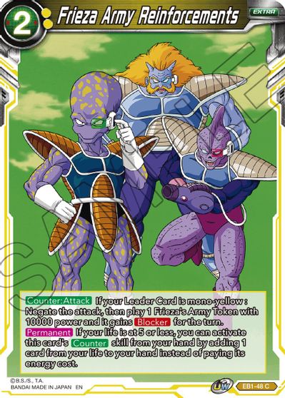 Frieza Army Reinforcements (EB1-48) [Battle Evolution Booster] | Devastation Store