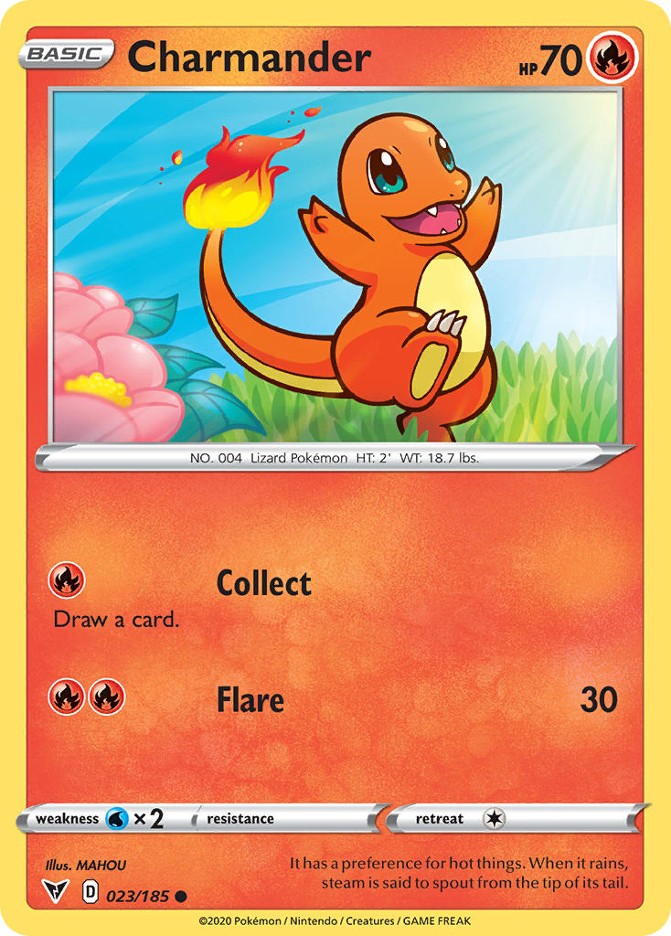 Charmander (023/185) [Sword & Shield: Vivid Voltage] | Devastation Store