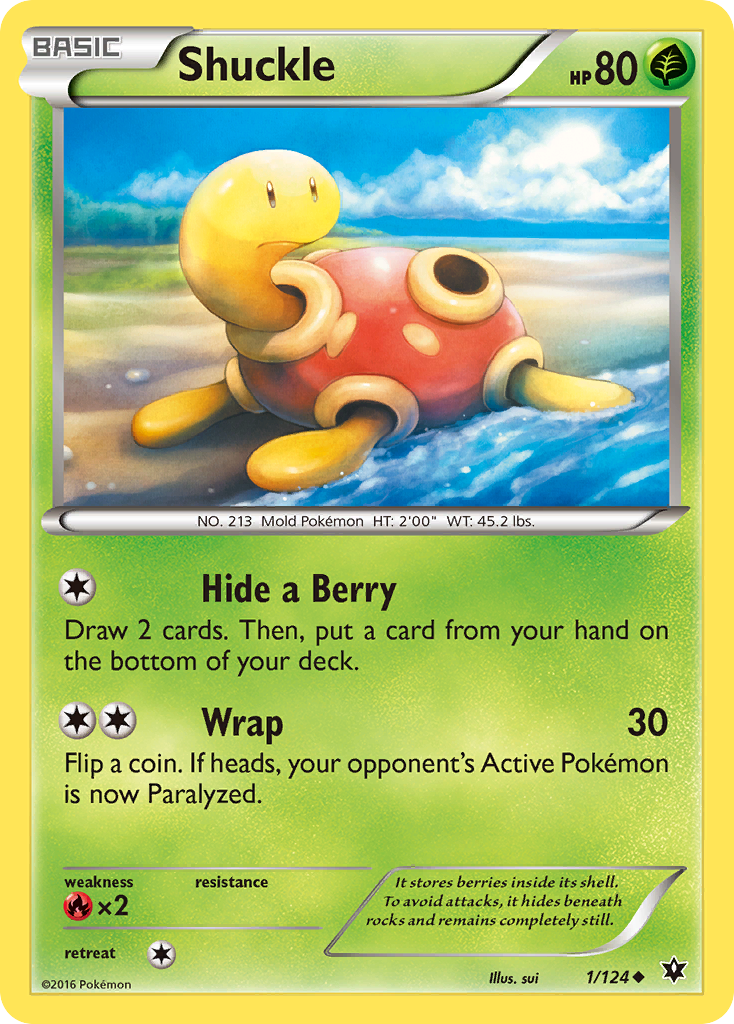 Shuckle (1/124) [XY: Fates Collide] | Devastation Store