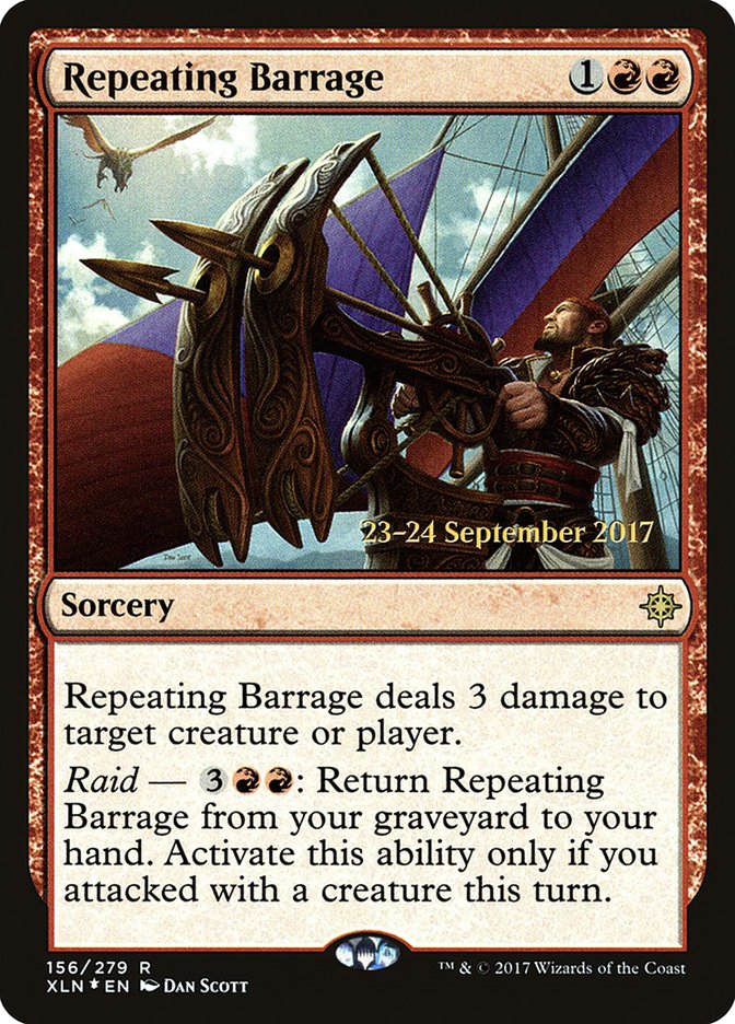 Repeating Barrage  [Ixalan Prerelease Promos] | Devastation Store