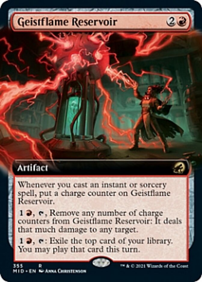 Geistflame Reservoir (Extended) [Innistrad: Midnight Hunt] | Devastation Store