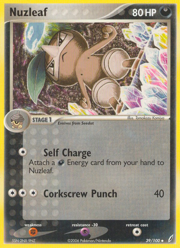 Nuzleaf (39/100) [EX: Crystal Guardians] | Devastation Store