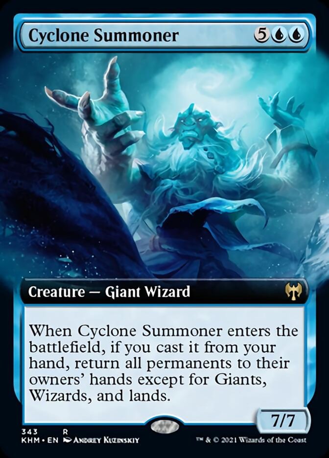 Cyclone Summoner (Extended Art) [Kaldheim] | Devastation Store