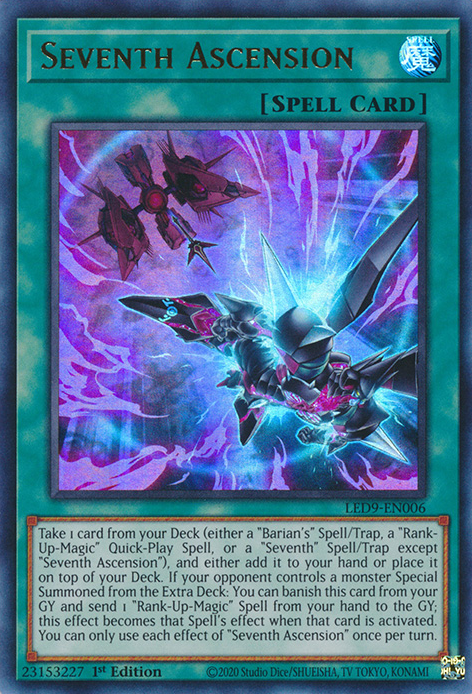 Seventh Ascension [LED9-EN006] Ultra Rare | Devastation Store